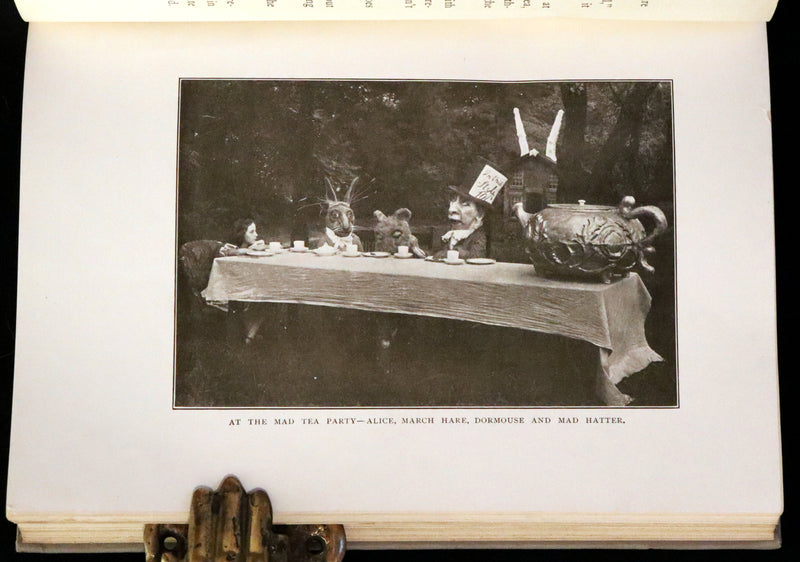 1915 Rare First Edition Photo Play - Alice's Adventures in Wonderland and Through the Looking Glass.