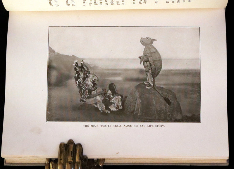1915 Rare First Edition Photo Play - Alice's Adventures in Wonderland and Through the Looking Glass.