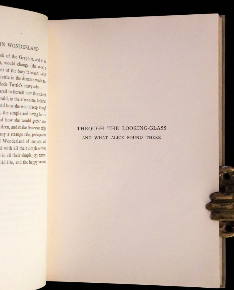 1915 Rare First Edition Photo Play - Alice's Adventures in Wonderland and Through the Looking Glass.