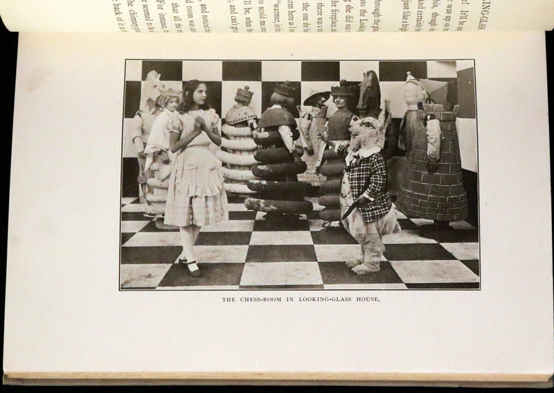 1915 Rare First Edition Photo Play - Alice's Adventures in Wonderland and Through the Looking Glass.