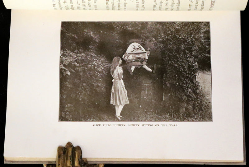 1915 Rare First Edition Photo Play - Alice's Adventures in Wonderland and Through the Looking Glass.