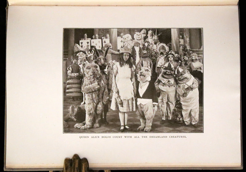 1915 Rare First Edition Photo Play - Alice's Adventures in Wonderland and Through the Looking Glass.