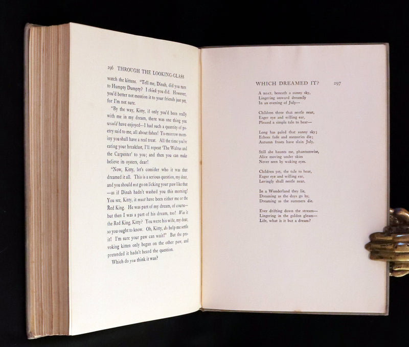 1915 Rare First Edition Photo Play - Alice's Adventures in Wonderland and Through the Looking Glass.