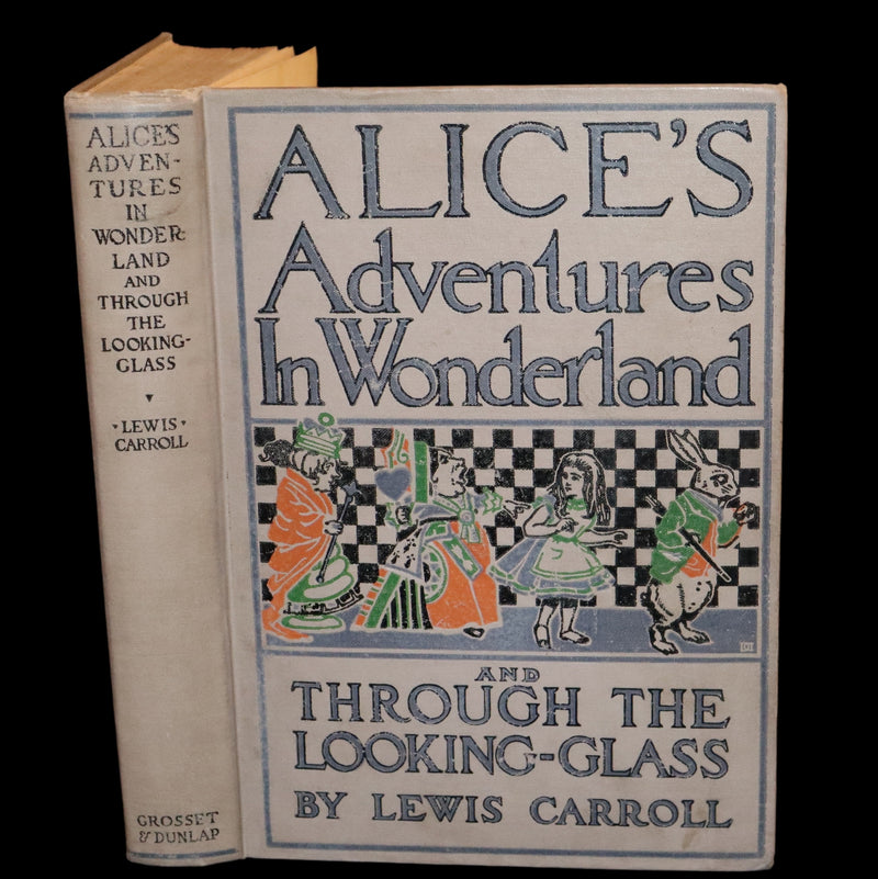1915 Rare First Edition Photo Play - Alice's Adventures in Wonderland and Through the Looking Glass.