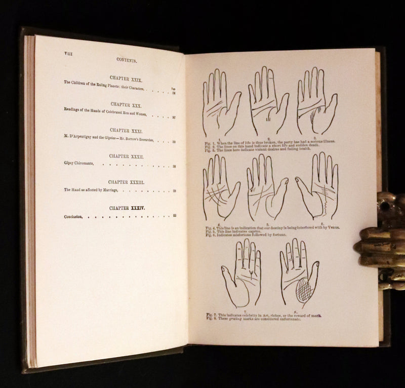 1880 Scarce Book - Your Luck's in your Hand, PALMISTRY with some account of the Gipsies