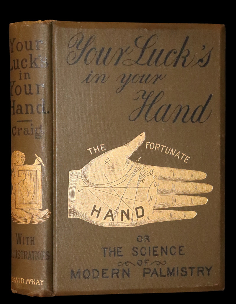 1880 Scarce Book - Your Luck's in your Hand, PALMISTRY with some account of the Gipsies