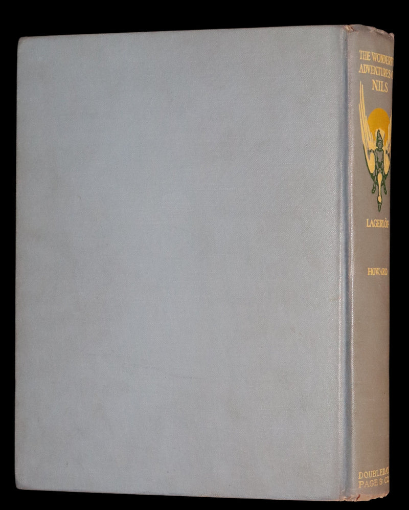 1911 Rare First illustrated Edition by Mary Hamilton Frye - THE WONDERFUL ADVENTURES OF NILS by Selma Lagerlof.