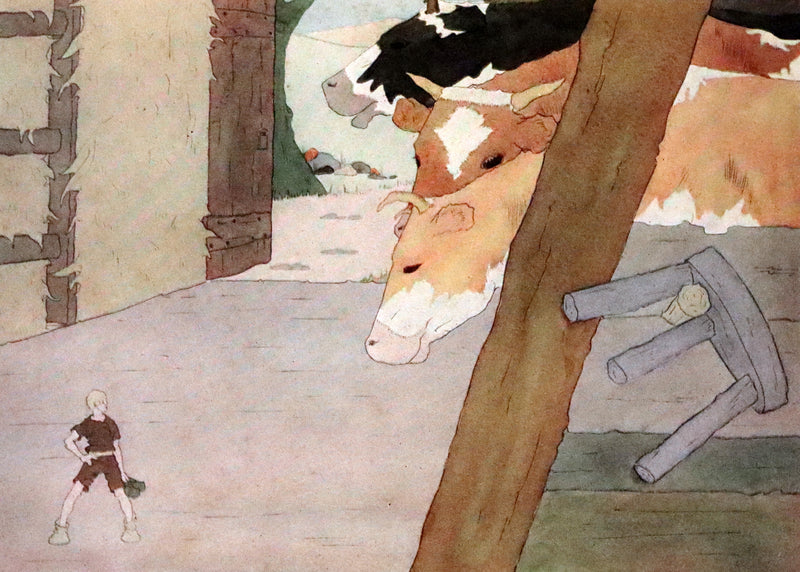 1911 Rare First illustrated Edition by Mary Hamilton Frye - THE WONDERFUL ADVENTURES OF NILS by Selma Lagerlof.