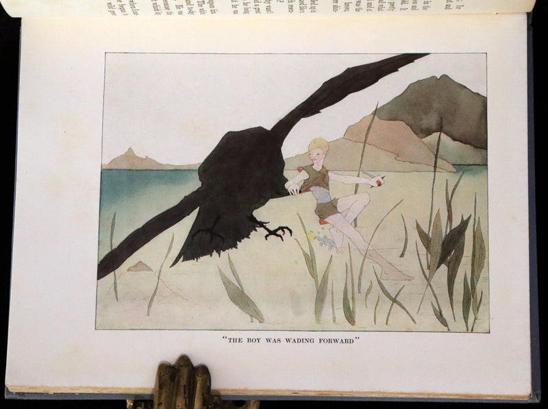 1911 Rare First illustrated Edition by Mary Hamilton Frye - THE WONDERFUL ADVENTURES OF NILS by Selma Lagerlof.