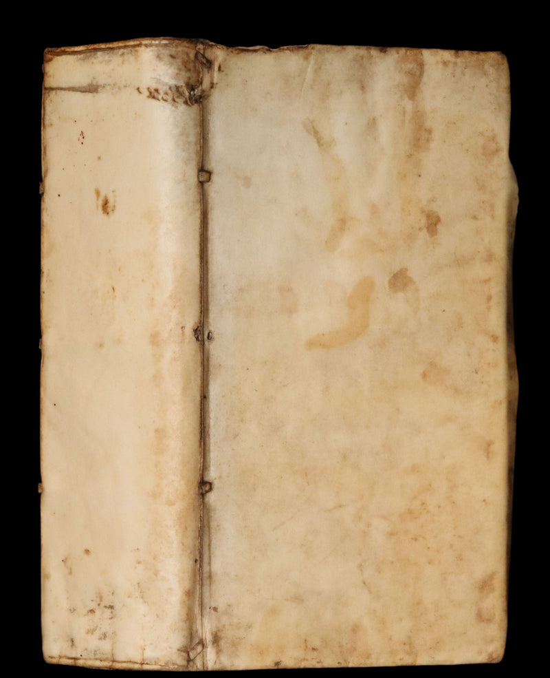 1655 Rare Latin Vellum Book - The Satyricon by Scottish writer John Barclay with account of the Gunpowder Plot of 1605.