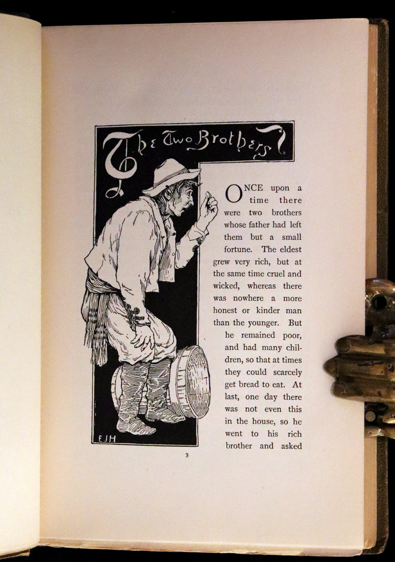 1896 Rare First Edition - Fairy Tales of the Slav Peasants & Herdsmen illustrated by Emily J. Harding.