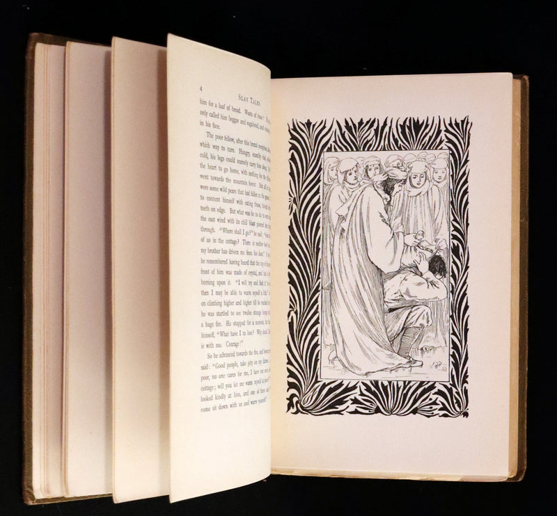 1896 Rare First Edition - Fairy Tales of the Slav Peasants & Herdsmen illustrated by Emily J. Harding.