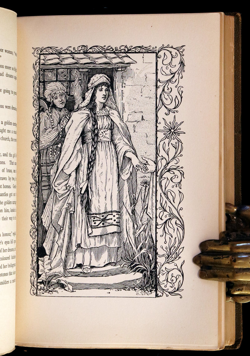 1896 Rare First Edition - Fairy Tales of the Slav Peasants & Herdsmen illustrated by Emily J. Harding.