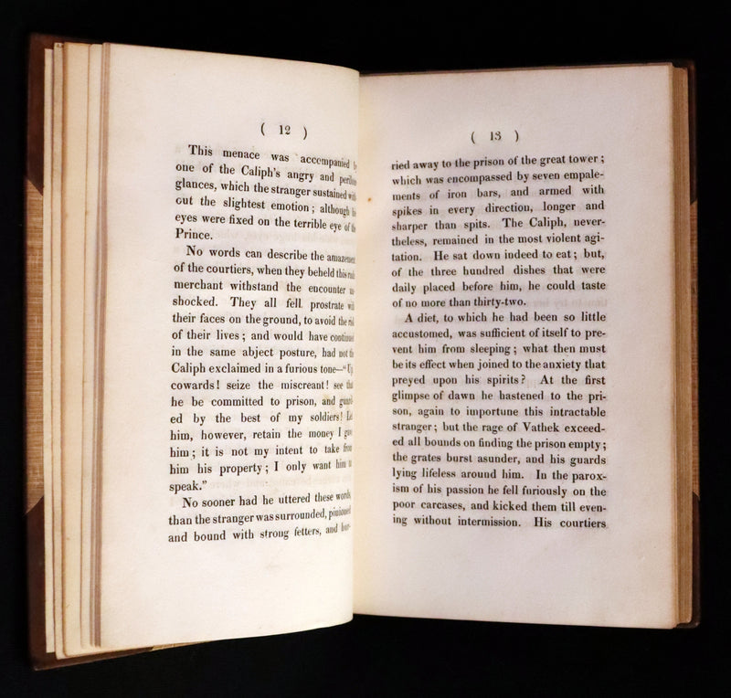 1832 Rare Gothic Book - Vathek (an Arabian Tale) by William Thomas Beckford.