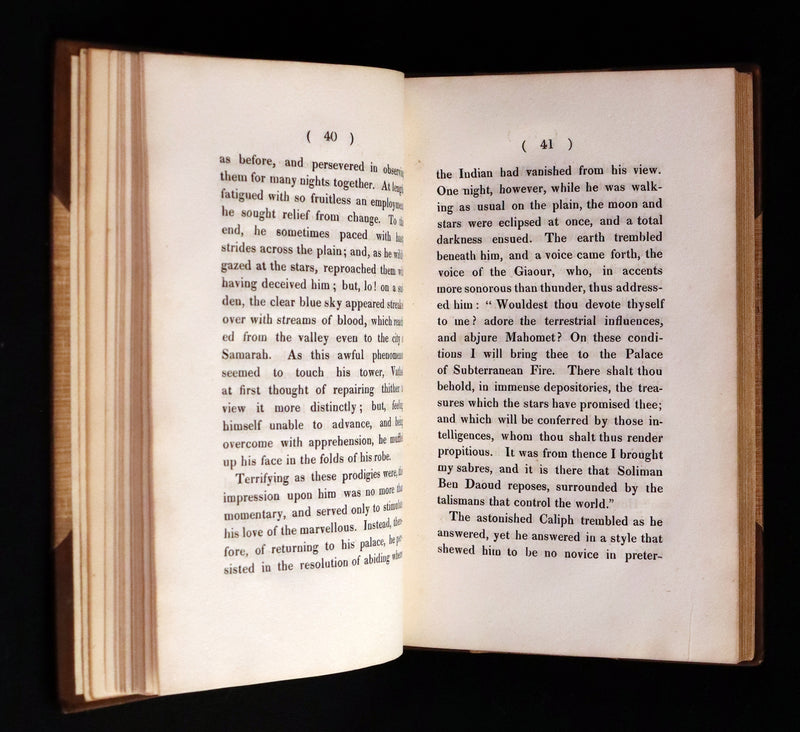 1832 Rare Gothic Book - Vathek (an Arabian Tale) by William Thomas Beckford.