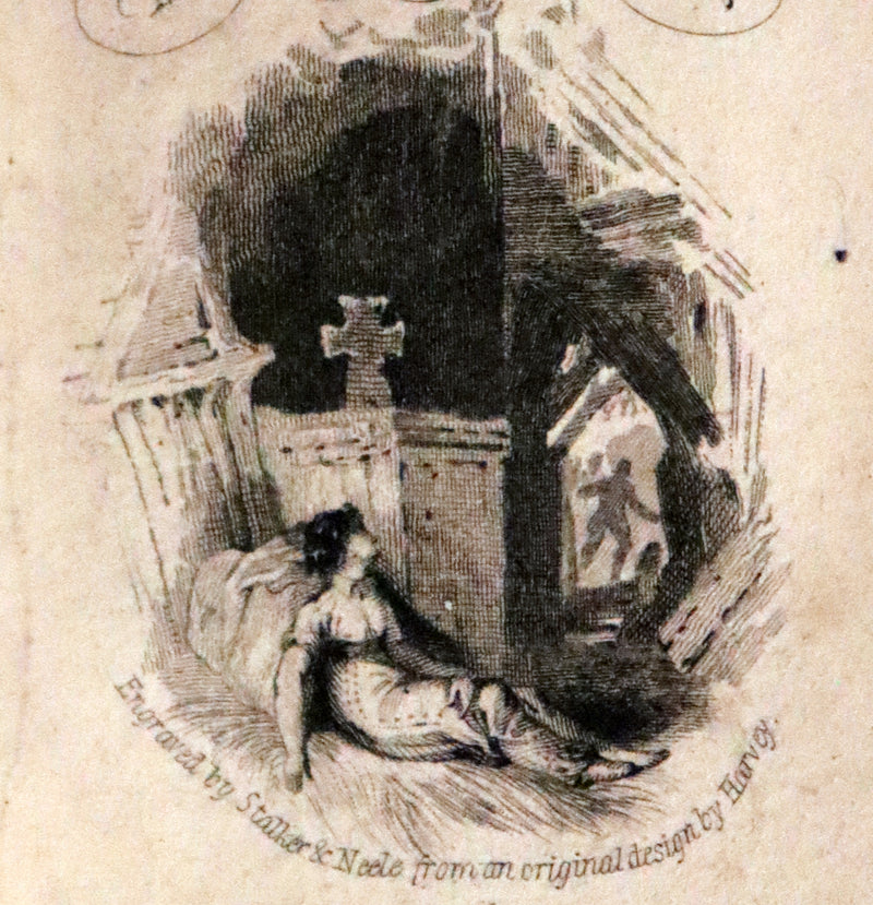 1825 Rare miniature Edition - ELIZABETH, or, The EXILES OF SIBERIA. A Tale, Founded on Facts by Madame Cottin.