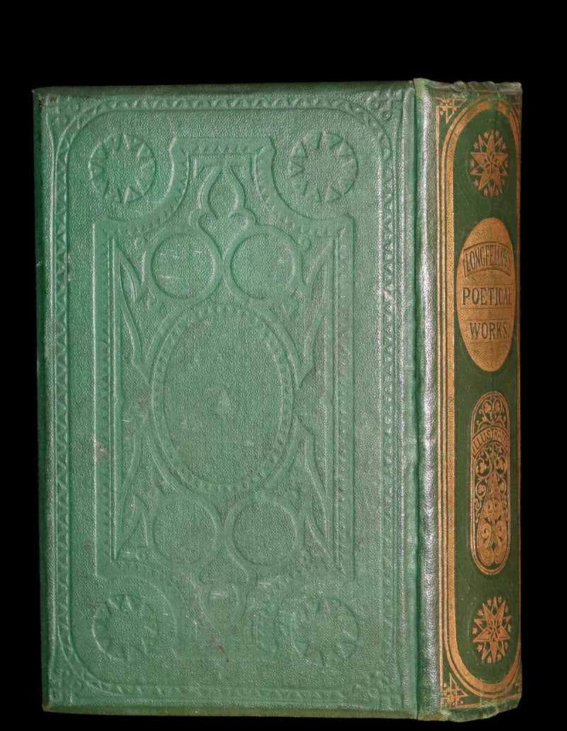 1866 Rare Book - The Poetical Works of Henry Wadsworth Longfellow. With Illustrations by John Gilbert.