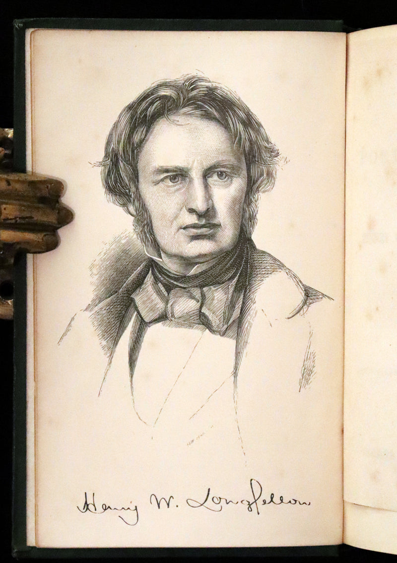1866 Rare Book - The Poetical Works of Henry Wadsworth Longfellow. With Illustrations by John Gilbert.