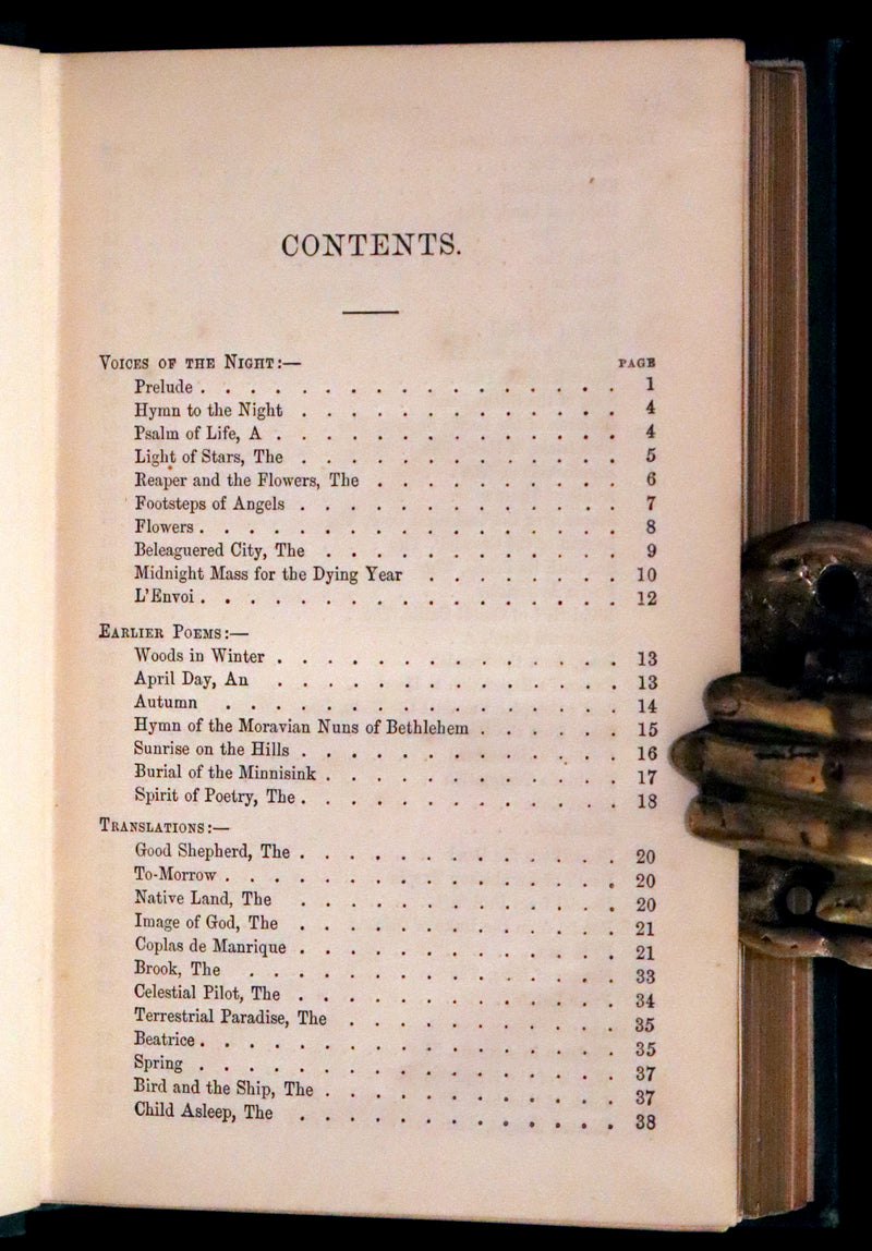 1866 Rare Book - The Poetical Works of Henry Wadsworth Longfellow. With Illustrations by John Gilbert.