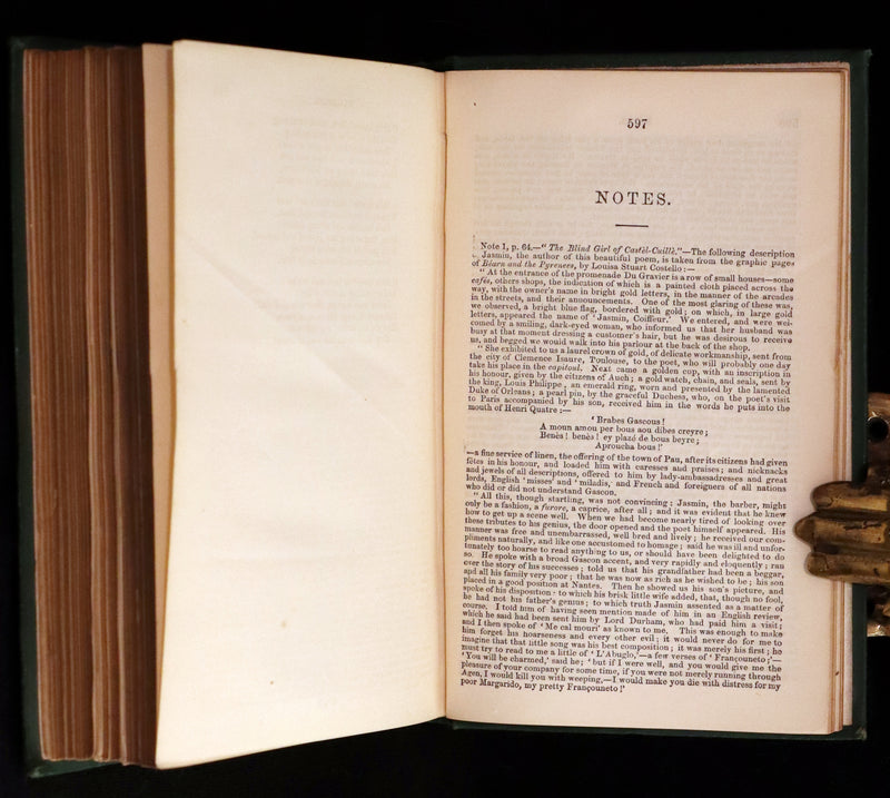 1866 Rare Book - The Poetical Works of Henry Wadsworth Longfellow. With Illustrations by John Gilbert.