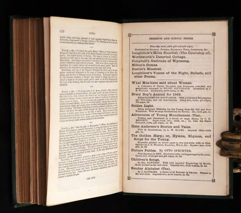 1866 Rare Book - The Poetical Works of Henry Wadsworth Longfellow. With Illustrations by John Gilbert.