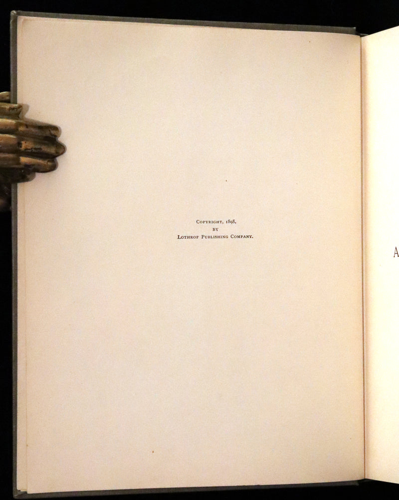 1898 Scarce Lothrop Edition - ALICE'S ADVENTURES IN WONDERLAND AND THROUGH THE LOOKING-GLASS. Illustrated in Color.