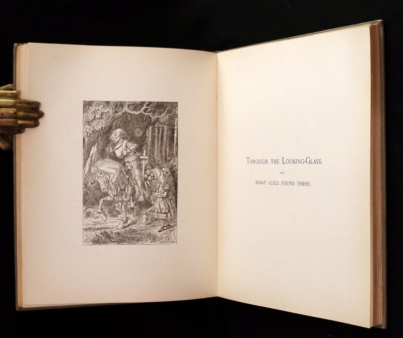 1898 Scarce Lothrop Edition - ALICE'S ADVENTURES IN WONDERLAND AND THROUGH THE LOOKING-GLASS. Illustrated in Color.