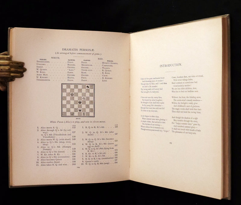 1898 Scarce Lothrop Edition - ALICE'S ADVENTURES IN WONDERLAND AND THROUGH THE LOOKING-GLASS. Illustrated in Color.