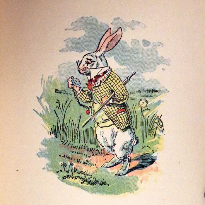 1899 Scarce McKibbin First Color Edition - ALICE'S ADVENTURES IN WONDERLAND by Lewis Carroll.