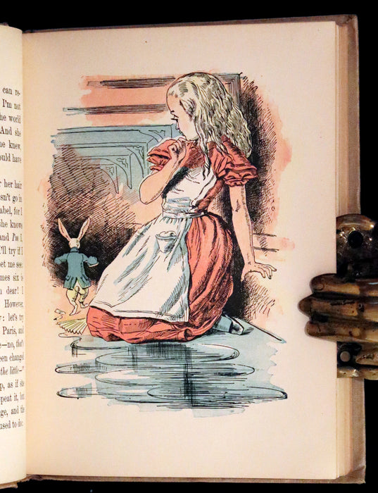 1899 Scarce McKibbin First Color Edition - ALICE'S ADVENTURES IN WONDERLAND by Lewis Carroll.