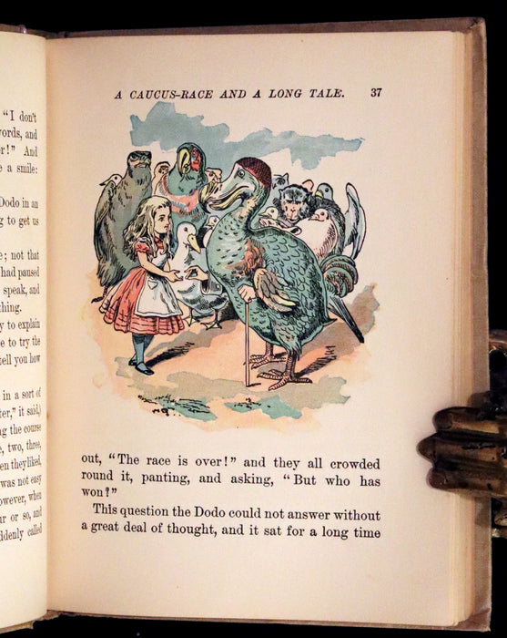 1899 Scarce McKibbin First Color Edition - ALICE'S ADVENTURES IN WONDERLAND by Lewis Carroll.