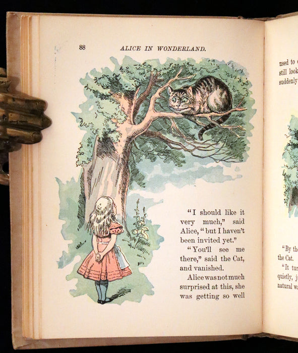 1899 Scarce McKibbin First Color Edition - ALICE'S ADVENTURES IN WONDERLAND by Lewis Carroll.