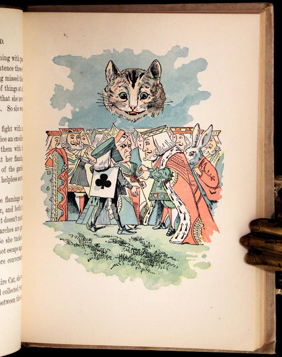 1899 Scarce McKibbin First Color Edition - ALICE'S ADVENTURES IN WONDERLAND by Lewis Carroll.