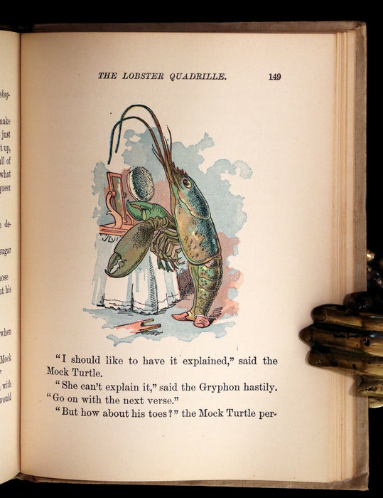 1899 Scarce McKibbin First Color Edition - ALICE'S ADVENTURES IN WONDERLAND by Lewis Carroll.