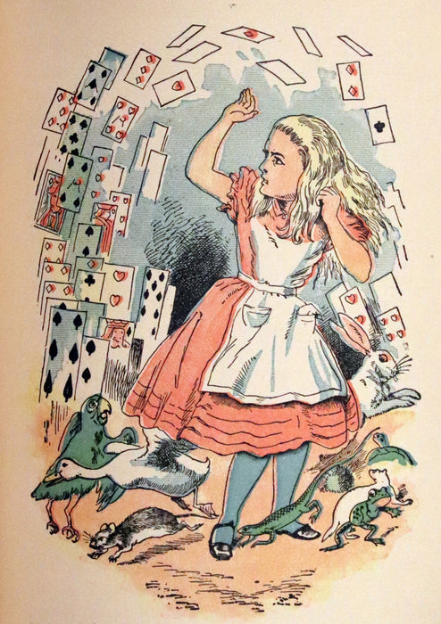 1899 Scarce McKibbin First Color Edition - ALICE'S ADVENTURES IN WONDERLAND by Lewis Carroll.