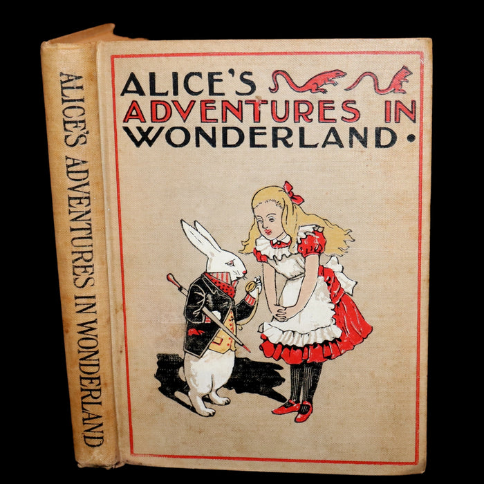 1899 Scarce McKibbin First Color Edition - ALICE'S ADVENTURES IN WONDERLAND by Lewis Carroll.