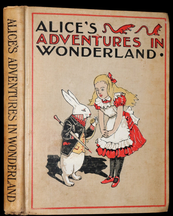 1899 Scarce McKibbin First Color Edition - ALICE'S ADVENTURES IN WONDERLAND by Lewis Carroll.