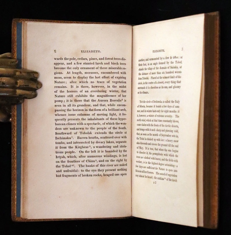 1817 Rare Edition - ELIZABETH, or, The EXILES OF SIBERIA. A Tale, Founded on Facts by Madame Cottin.