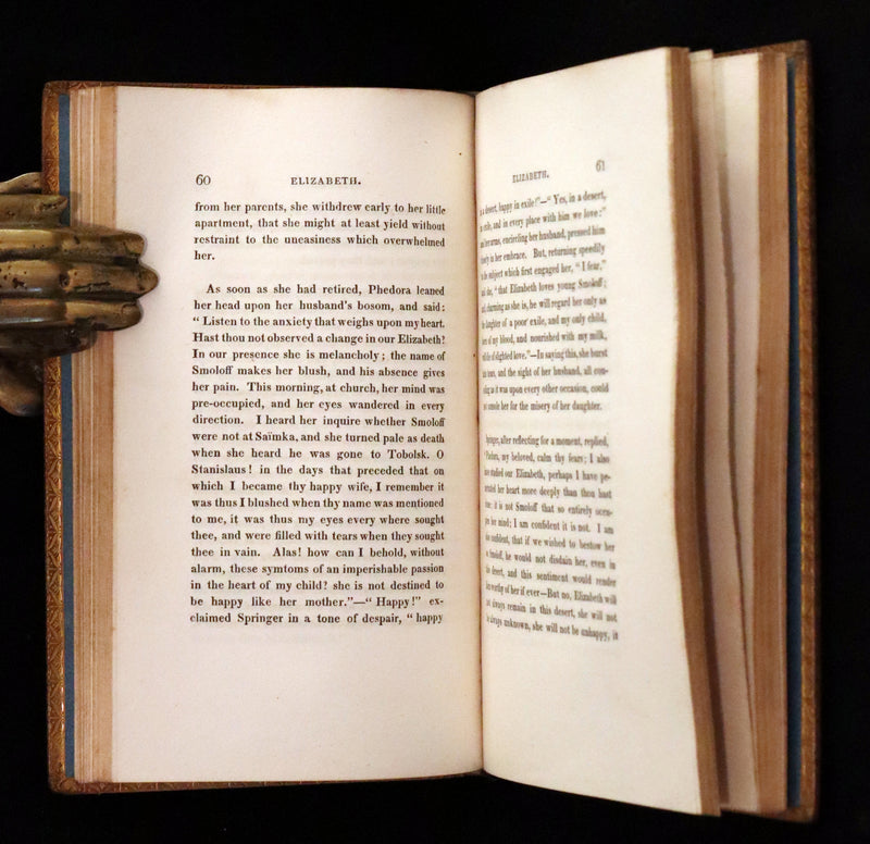 1817 Rare Edition - ELIZABETH, or, The EXILES OF SIBERIA. A Tale, Founded on Facts by Madame Cottin.