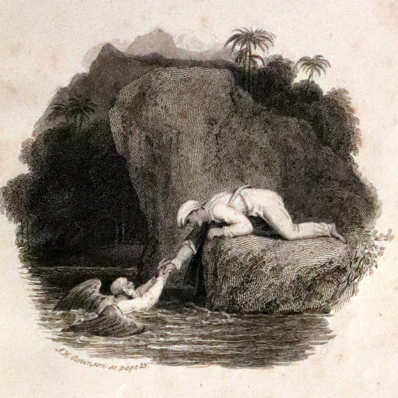 1822 Rare Book - THE HISTORY OF RASSELAS, PRINCE OF ABYSSINIA, A TALE by  Samuel Johnson. Illustrated.