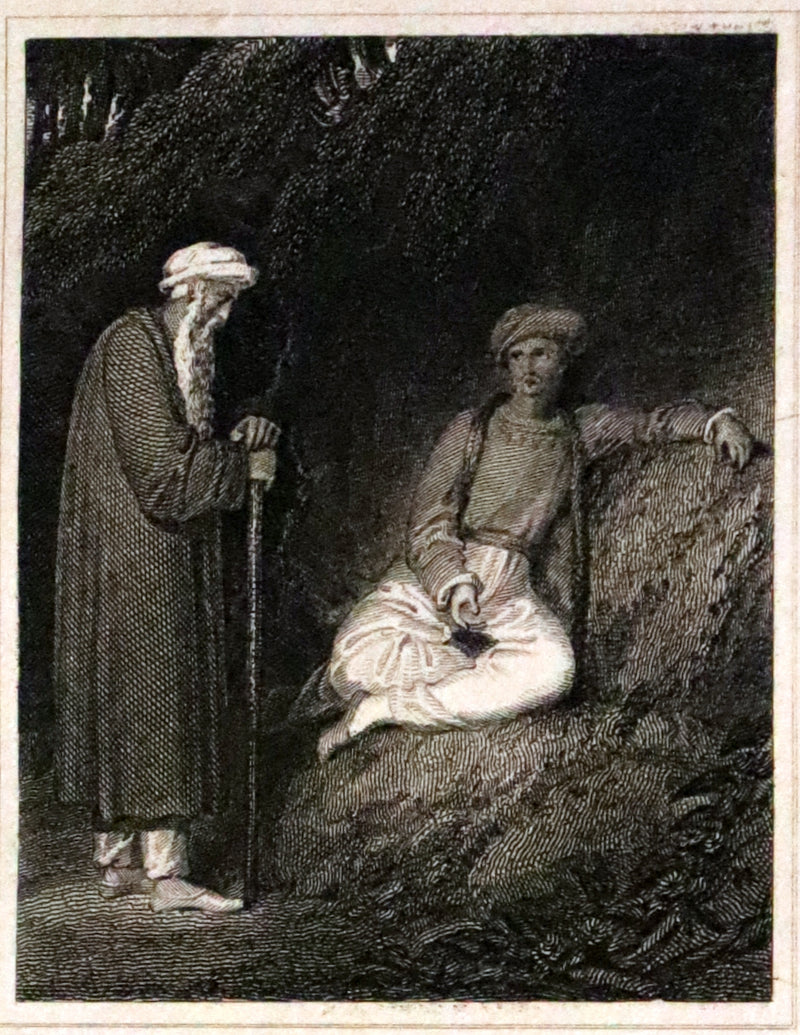 1822 Rare Book - THE HISTORY OF RASSELAS, PRINCE OF ABYSSINIA, A TALE by  Samuel Johnson. Illustrated.