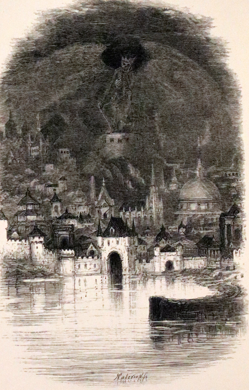 1869 Scarce Victorian Book - The Poetical Works of Edgar Allan Poe. Edinburgh Illustrated Edition.