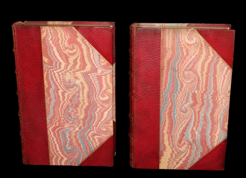 1870 Rare Ramage Binding - INGOLDSBY LEGENDS Illustrated by Cruikshank and Leech.