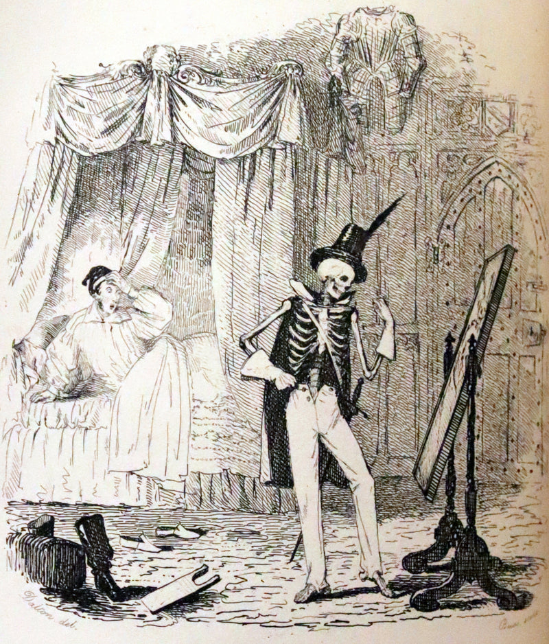 1870 Rare Ramage Binding - INGOLDSBY LEGENDS Illustrated by Cruikshank and Leech.