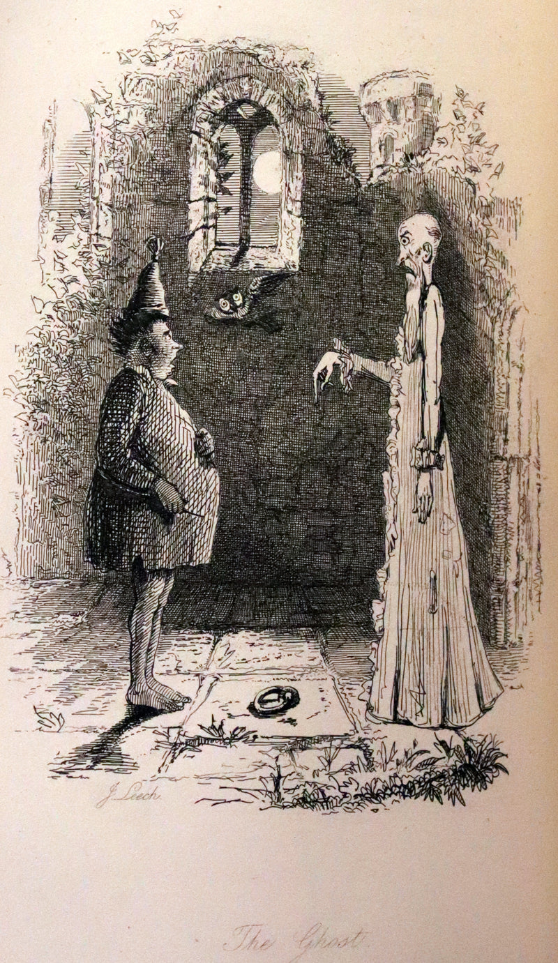 1870 Rare Ramage Binding - INGOLDSBY LEGENDS Illustrated by Cruikshank and Leech.