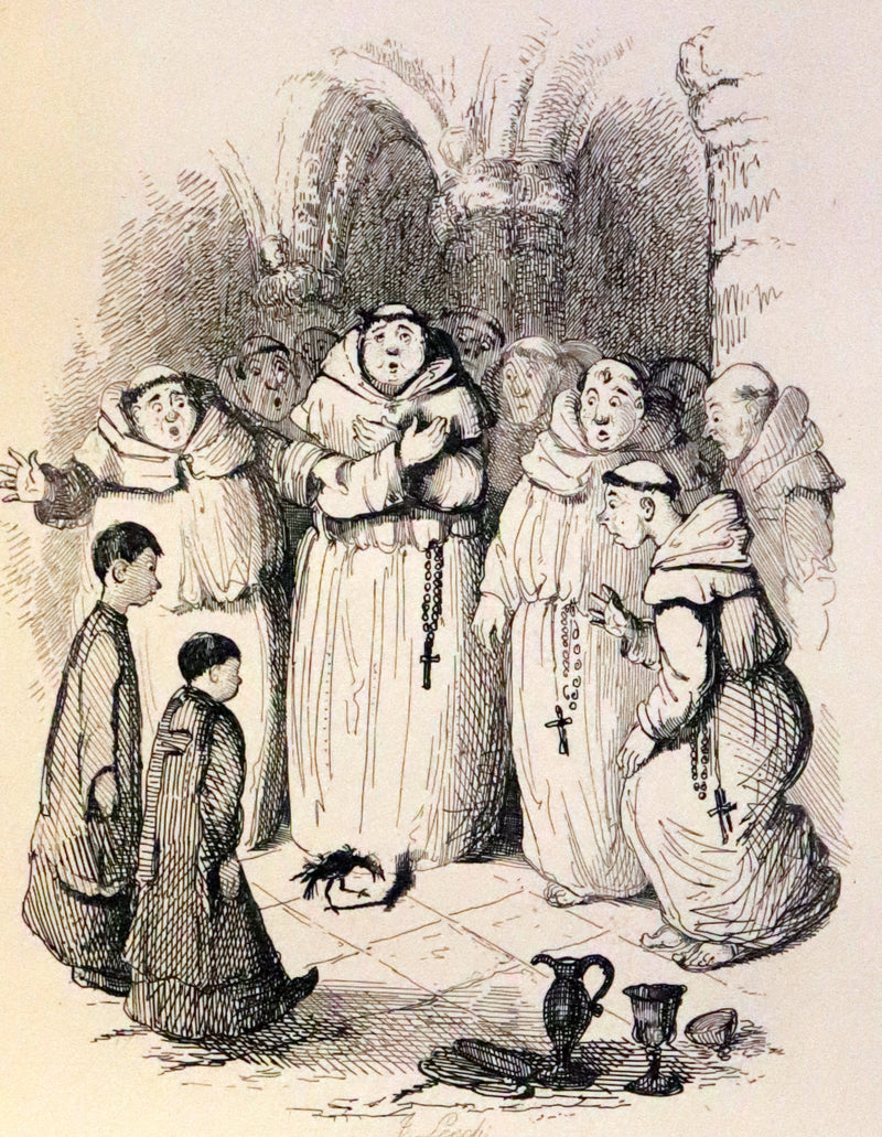 1870 Rare Ramage Binding - INGOLDSBY LEGENDS Illustrated by Cruikshank and Leech.