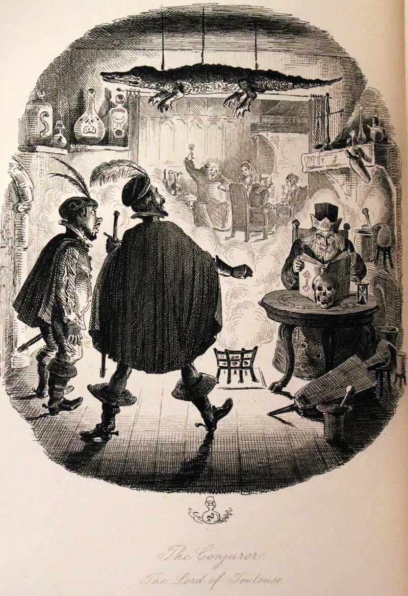 1870 Rare Ramage Binding - INGOLDSBY LEGENDS Illustrated by Cruikshank and Leech.