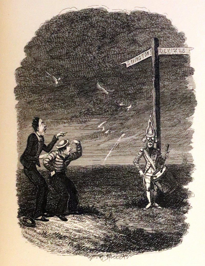 1870 Rare Ramage Binding - INGOLDSBY LEGENDS Illustrated by Cruikshank and Leech.