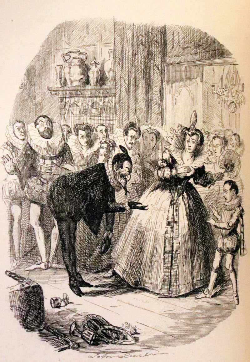 1870 Rare Ramage Binding - INGOLDSBY LEGENDS Illustrated by Cruikshank and Leech.