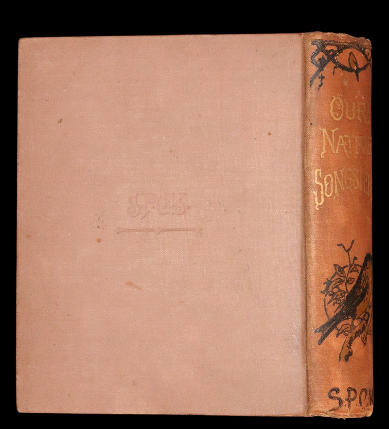 1894 Rare Ornithology Book ~ Our Native Songsters with 72 coloured plates by Anne Pratt.